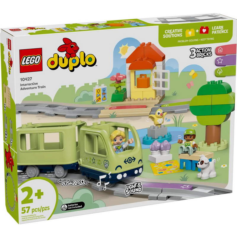 Конструктор Lego DUPLO Town Інтерактивний пригодницький потяг (10427)