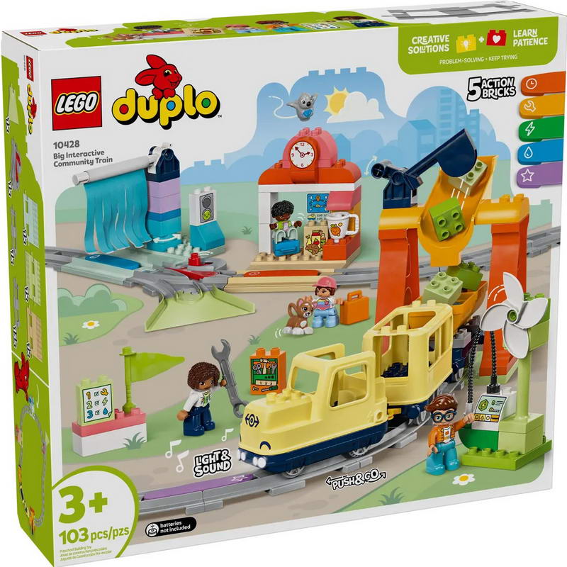 Конструктор Lego Duplo Великий інтерактивний громадський потяг (10428)