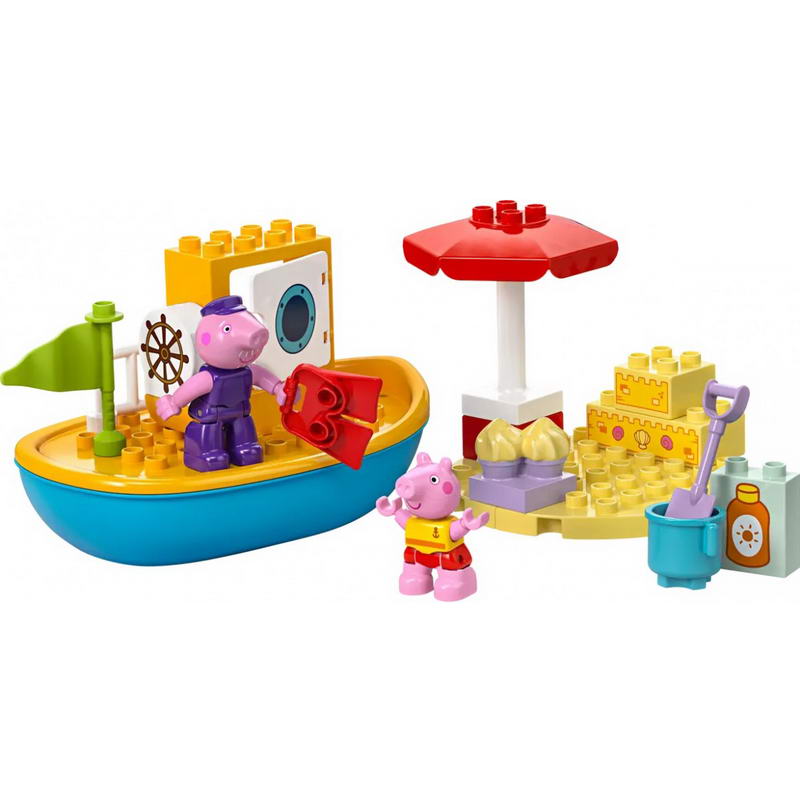 Конструктор Lego Duplo Peppa Pig Морська прогулянка Пеппи на човні (10432) - фото 1