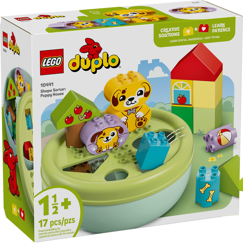 Конструктор LEGO DUPLO My First Сортировщик фигур: дом для щенков (10441)