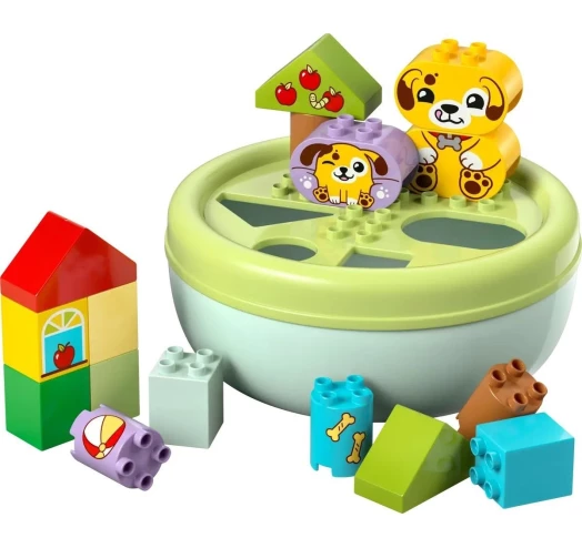 Конструктор LEGO DUPLO My First Сортировщик фигур: дом для щенков (10441) - фото 1 Конструктор LEGO DUPLO My First Сортировщик фигур: дом для щенков (10441) - фото 1