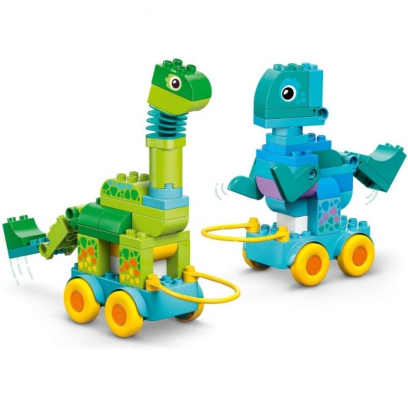 Конструктор Lego Duplo Town Динозавры на колесах 3в1 (10451) - фото 2 Конструктор Lego Duplo Town Динозавры на колесах 3в1 (10451) - фото 2