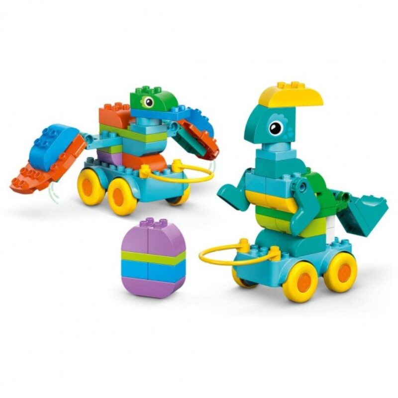 Конструктор Lego Duplo Town Динозавры на колесах 3в1 (10451) - фото 5 Конструктор Lego Duplo Town Динозавры на колесах 3в1 (10451) - фото 5