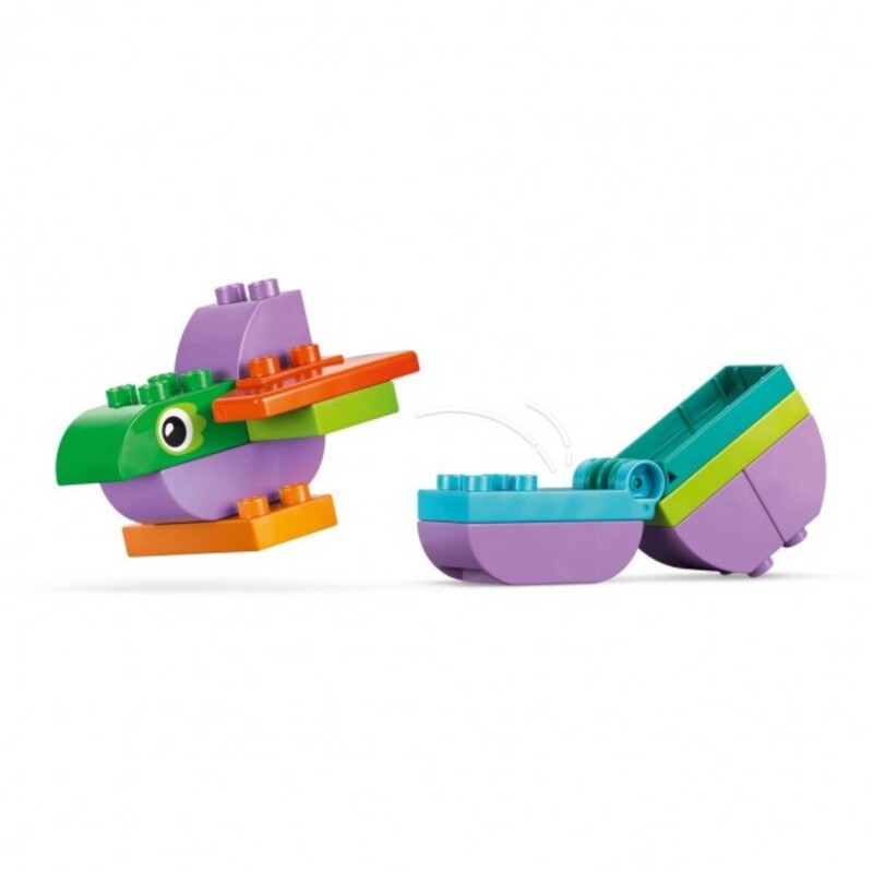 Конструктор Lego Duplo Town Динозавры на колесах 3в1 (10451) - фото 6 Конструктор Lego Duplo Town Динозавры на колесах 3в1 (10451) - фото 6