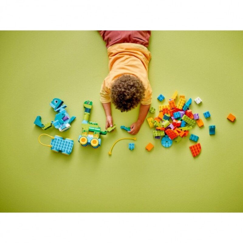 Конструктор Lego Duplo Town Динозавры на колесах 3в1 (10451) - фото 7 Конструктор Lego Duplo Town Динозавры на колесах 3в1 (10451) - фото 7