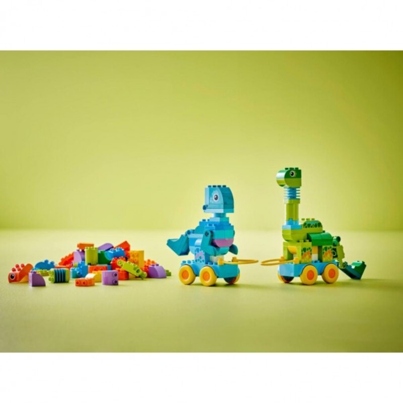 Конструктор Lego Duplo Town Динозавры на колесах 3в1 (10451) - фото 10 Конструктор Lego Duplo Town Динозавры на колесах 3в1 (10451) - фото 10