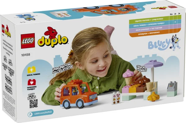 Конструктор LEGO DUPLO Bluey Подорож із морозивом із Блуї 10458