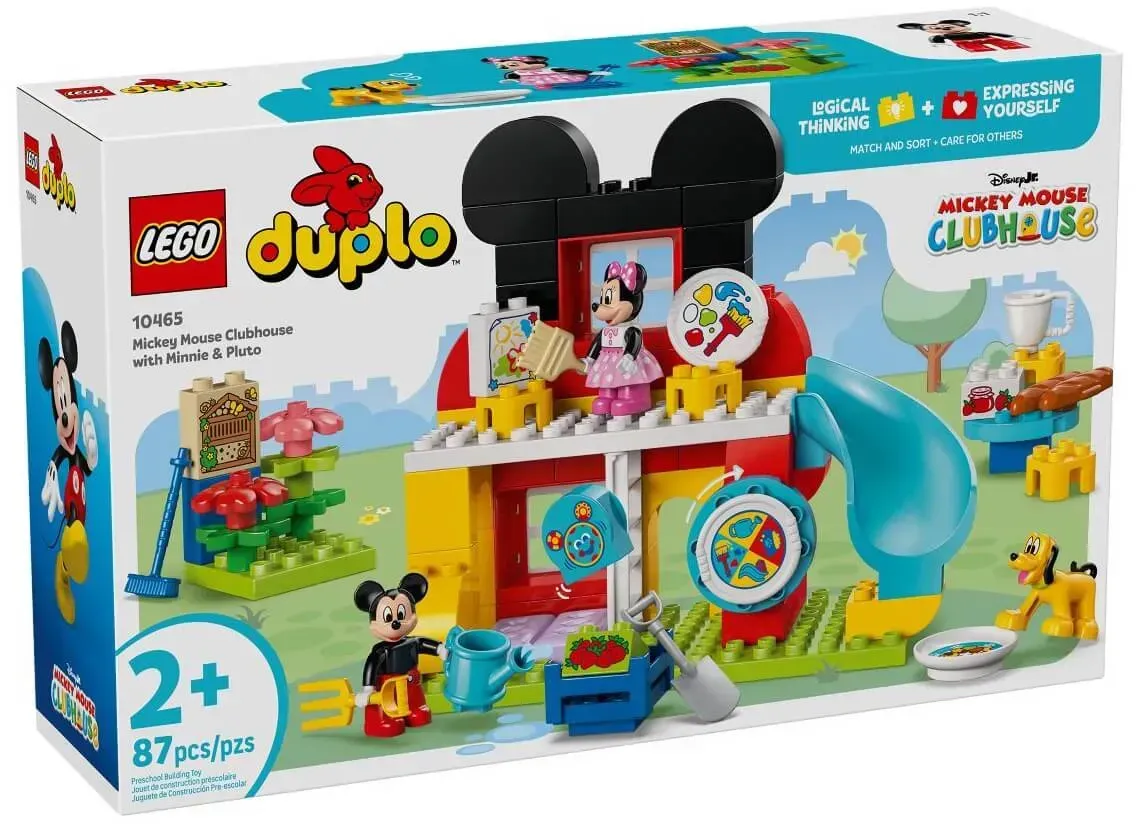 Конструктор LEGO DUPLO Disney Міккі Маус: Клубний будинок з Мінні та Плуто (10465)