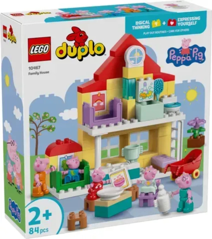 Конструктор LEGO DUPLO Peppa Pig Сімейний будинок (10467)