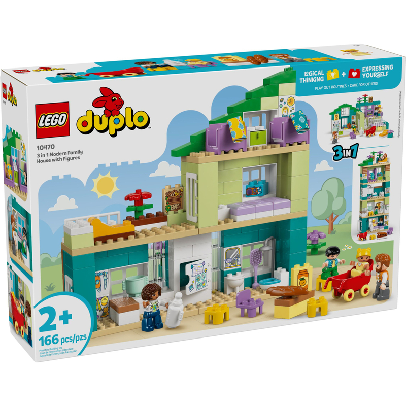 Конструктор LEGO DUPLO Town Современный семейный дом с фигурками (10470)