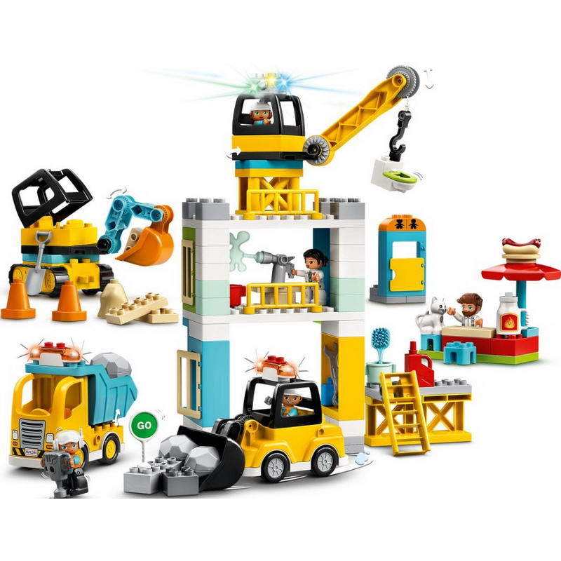 Конструктор Lego Duplo Башенный кран и строительство (10933) - фото 1 Конструктор Lego Duplo Башенный кран и строительство (10933) - фото 1