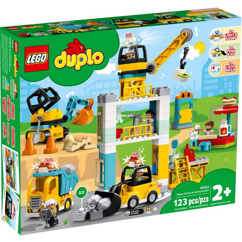 Конструктор Lego Duplo Башенный кран и строительство (10933)