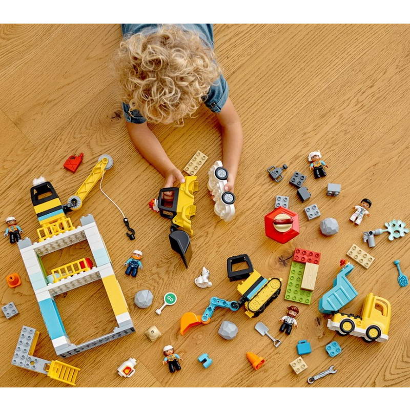 Конструктор Lego Duplo Башенный кран и строительство (10933) - фото 3 Конструктор Lego Duplo Башенный кран и строительство (10933) - фото 3