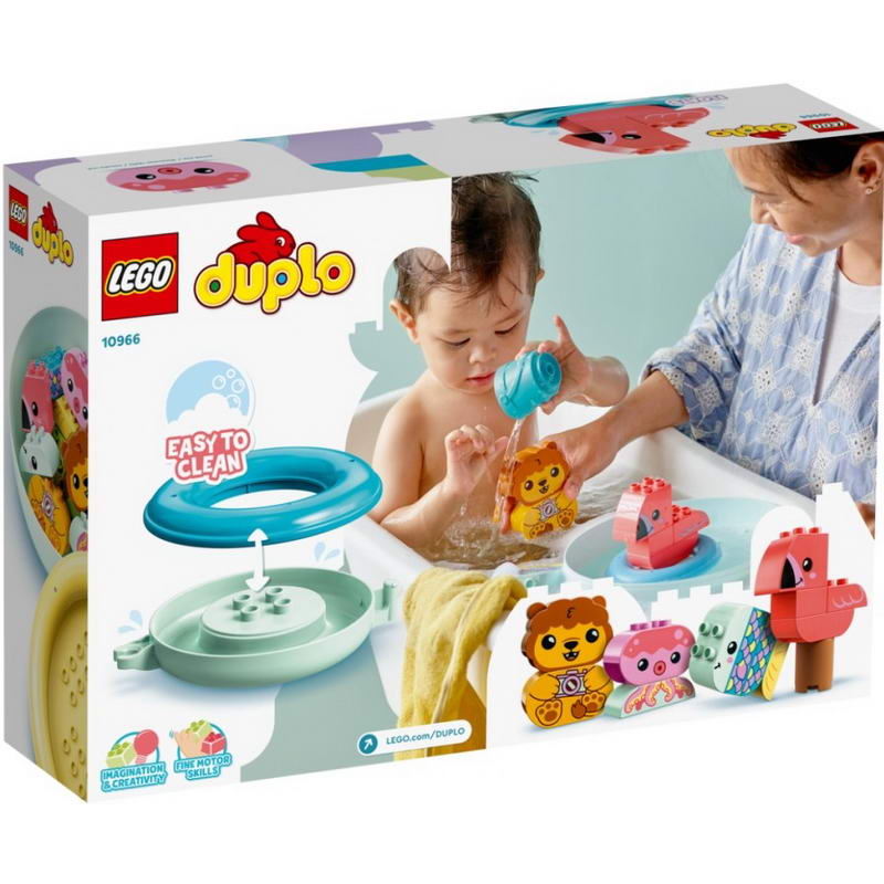 Конструктор Lego DUPLO Развлечения в ванне: Плавучий остров животных (10966)