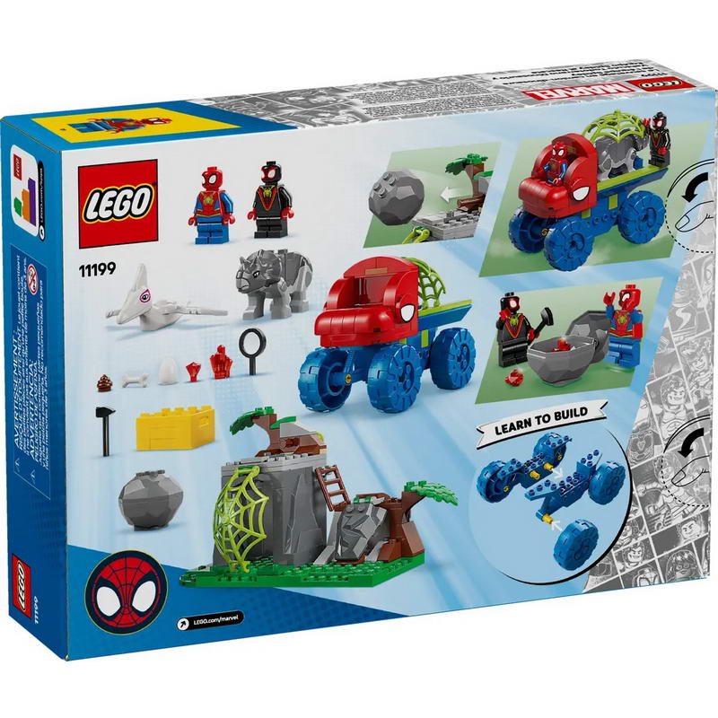 Конструктор Lego Spidey Динозавровый спасательный транспорт команды Паука (11199)