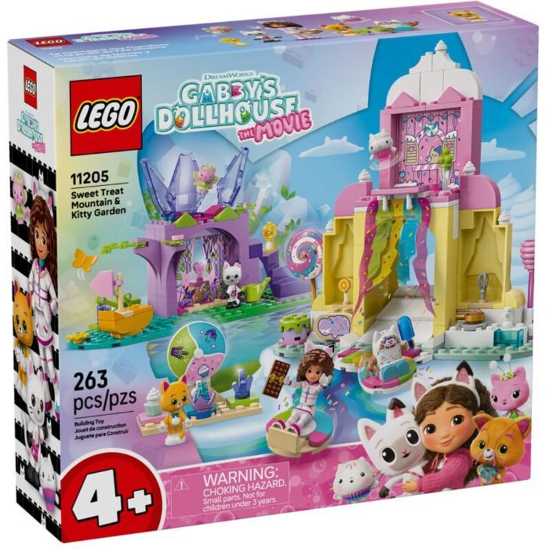 Конструктор LEGO Gabbys Dollhouse Гора солодощів і сад Кітті (11205)
