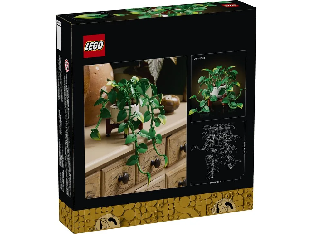 Конструктор Lego Botanicals Collection Підвісний золотистий епіпремнум (11512) - фото 1 Конструктор Lego Botanicals Collection Підвісний золотистий епіпремнум (11512) - фото 1