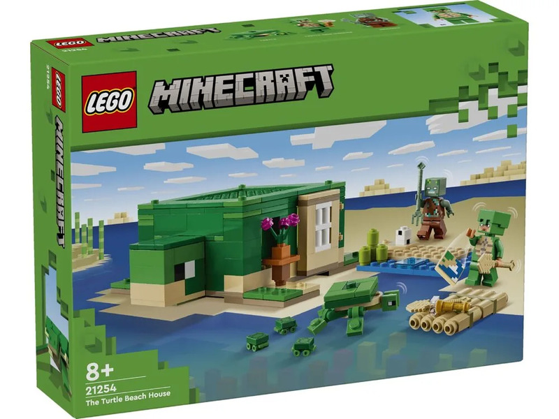 Конструктор Lego Minecraft Пляжний будинок у формі черепахи (21254)