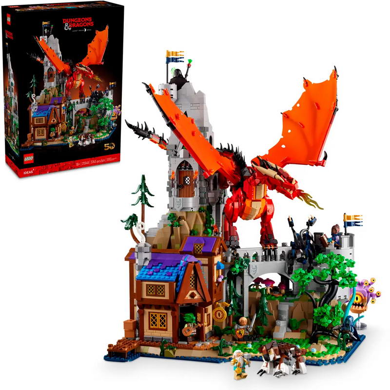Конструктор Lego Ideas Подземелья и драконы: Сказка Красного Дракона (21348) - фото 2 Конструктор Lego Ideas Подземелья и драконы: Сказка Красного Дракона (21348) - фото 2