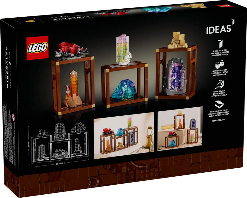 Конструктор Lego Ideas Колекція мінералів (21362)