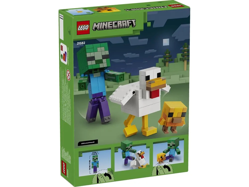 Конструктор Lego Minecraft Курячий Жокей (21582) - фото 2