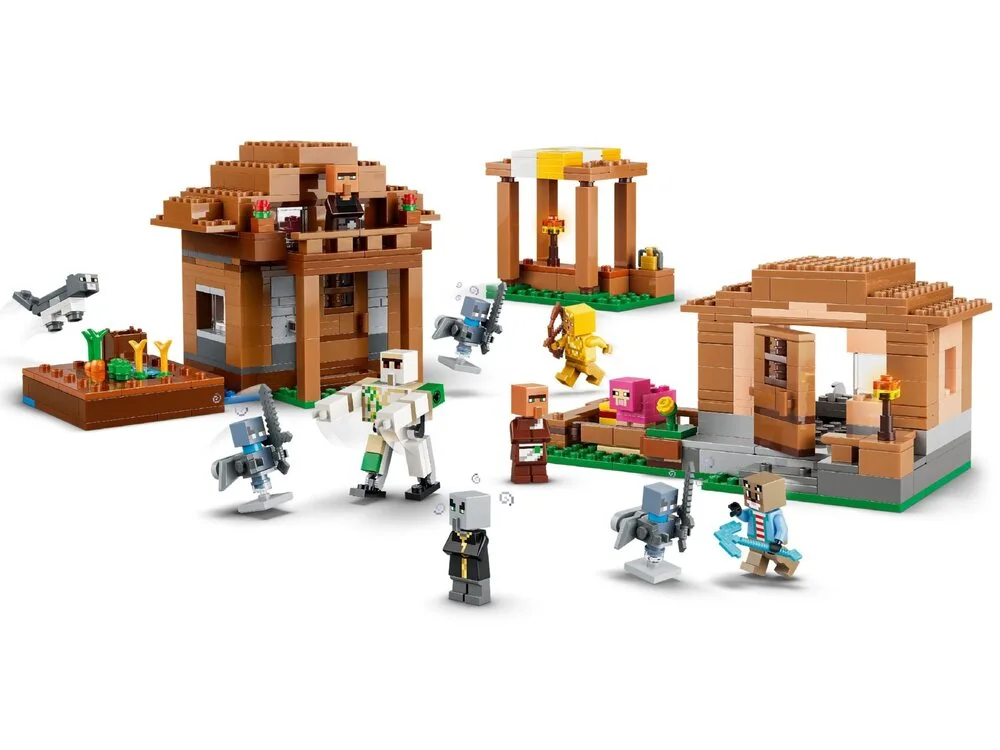 Конструктор LEGO Minecraft Напад викликача на село (21596) - фото 1 Конструктор LEGO Minecraft Напад викликача на село (21596) - фото 1