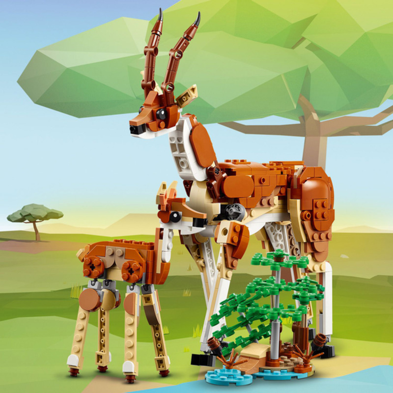 Конструктор Lego Creator Дикі тварини сафарі 31150 - фото 6 Конструктор Lego Creator Дикі тварини сафарі 31150 - фото 6
