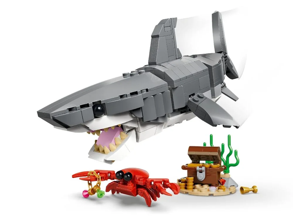 Конструктор LEGO Creator Люта акула зі скринею скарбів (31381) - фото 1 Конструктор LEGO Creator Люта акула зі скринею скарбів (31381) - фото 1