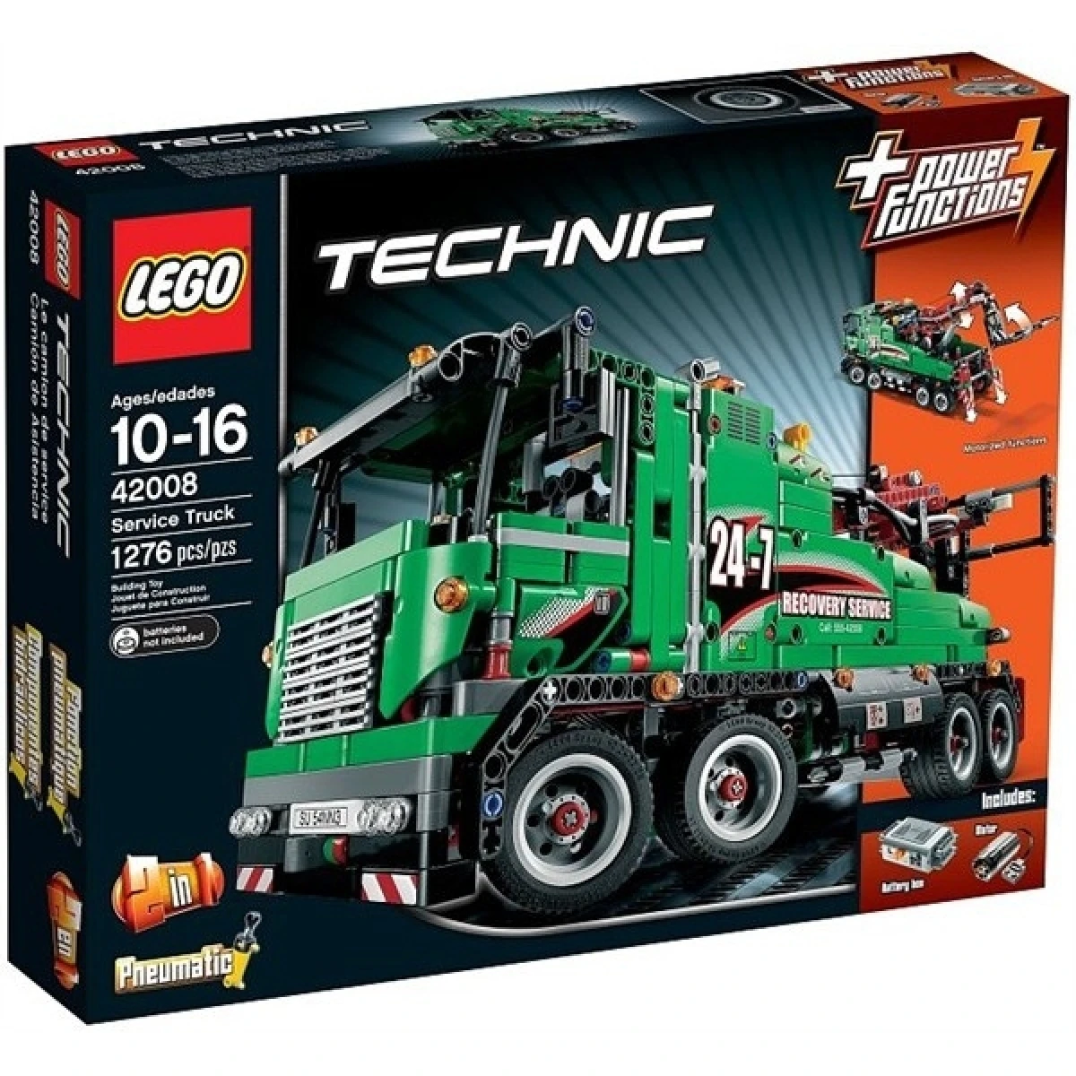 Конструктор LEGO Technic Service Truck Tow Truck Power Functions (42008)