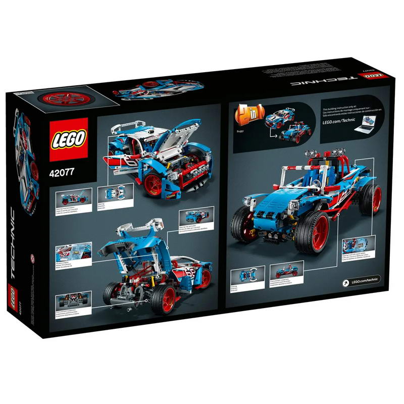 Конструктор Lego Technic Раллийный автомобиль (42077) - фото 5 Конструктор Lego Technic Раллийный автомобиль (42077) - фото 5