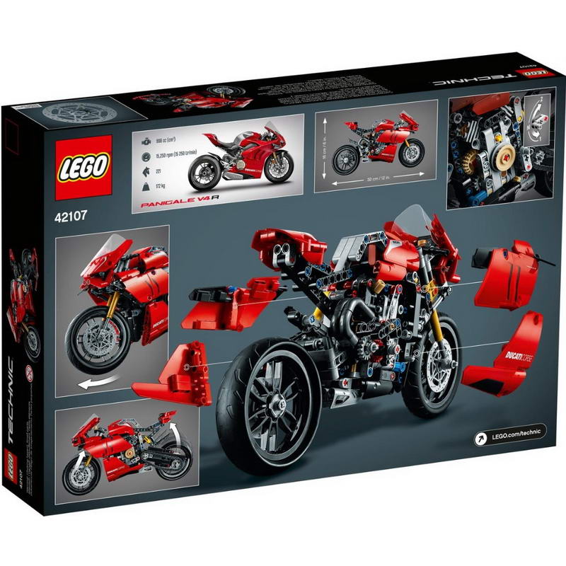 Конструктор Lego Technic Ducati Panigale V4 R (42107) - фото 5 Конструктор Lego Technic Ducati Panigale V4 R (42107) - фото 5