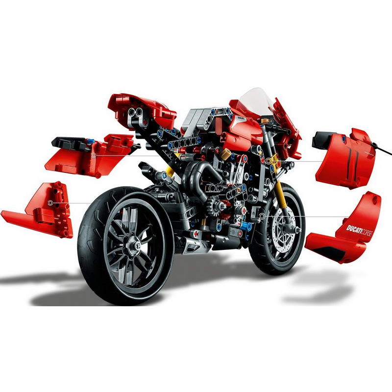 Конструктор Lego Technic Ducati Panigale V4 R (42107) - фото 4 Конструктор Lego Technic Ducati Panigale V4 R (42107) - фото 4
