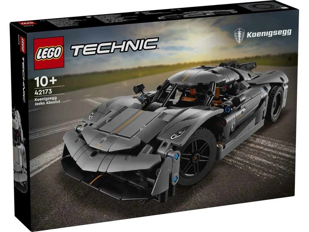 Конструктор Lego Technic Koenigsegg Jesko Absolut - сірий гіперкар (42173)