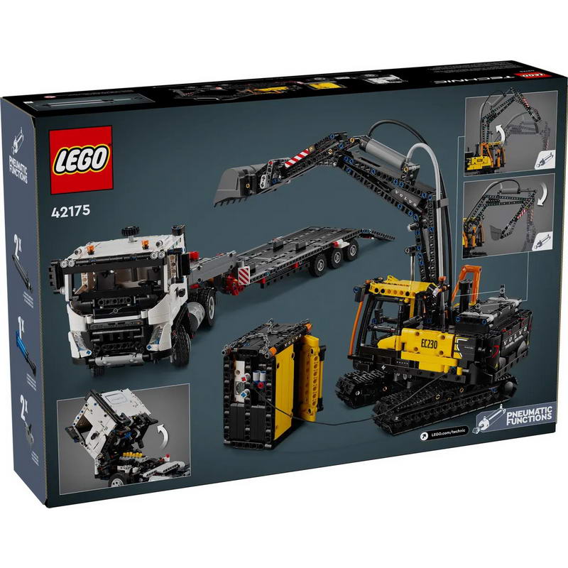 Конструктор Lego Вантажівка Volvo FMX та електричний екскаватор EC230 (42175)