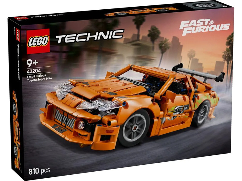 Конструктор Lego Technic Fast and Furious Toyota Supra MK4 (42204)