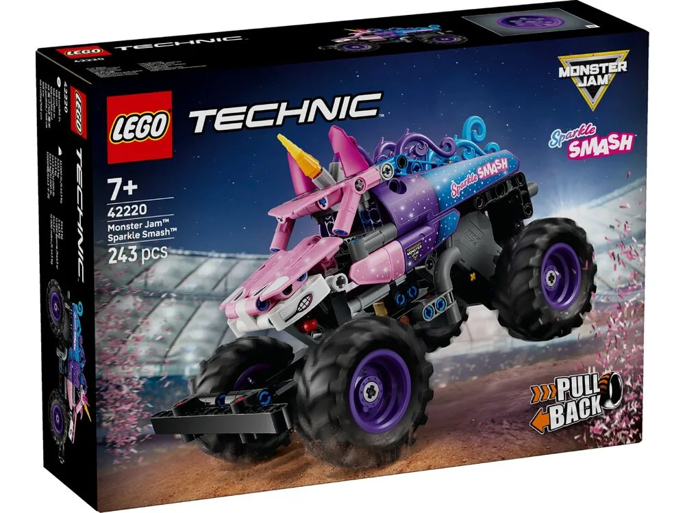Конструктор LEGO Technic Monster Jam™ Sparkle Smash™ із функцією "Pull-Back" (42220)