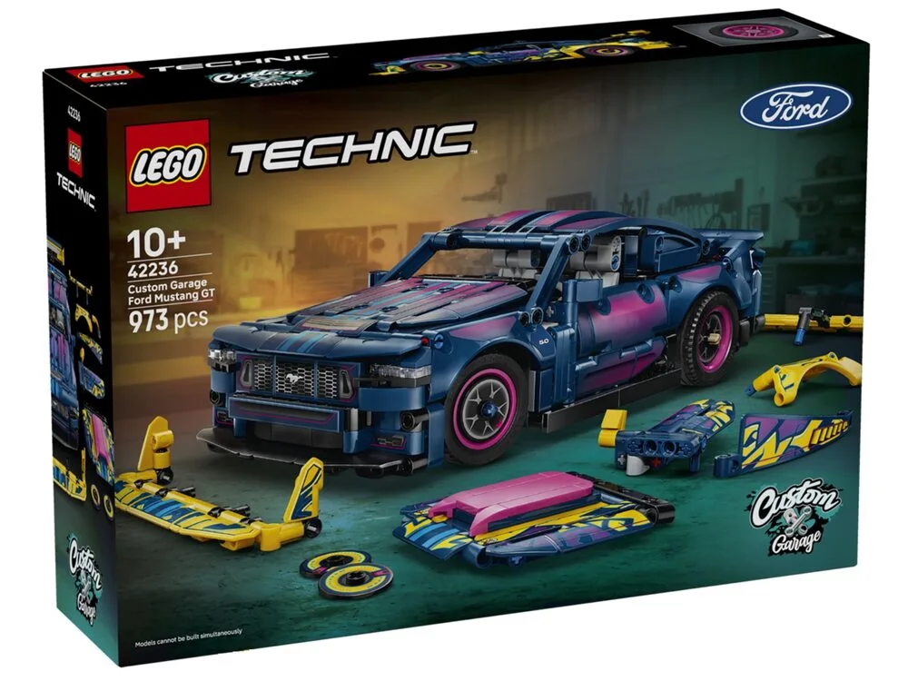 Конструктор Lego Technic Тюнінг-гараж з автомобілем Ford Mustang GT (42236)
