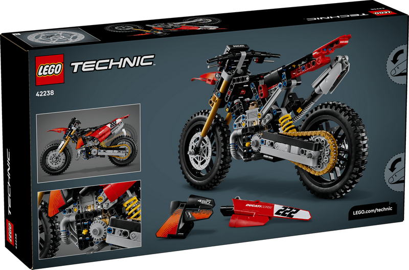 Конструктор Lego Technic Мотоцикл Ducati Desmo450 MX Factory (42238)