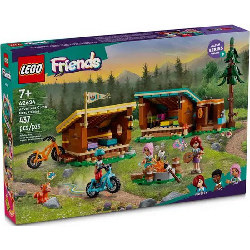 Конструктор Lego Friends Затишні хатинки у пригодницькому таборі (42624)