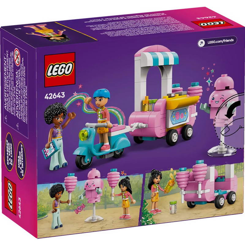 Конструктор Lego Friends Ятка со сладкой ватой и скутер (42643)