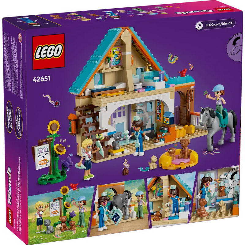 Конструктор Lego Friends Ветеринарна клініка для коней і домашніх улюбленців (42651)
