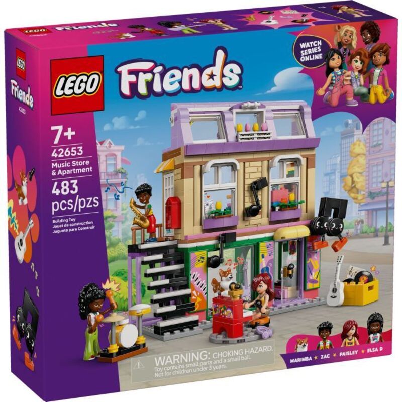 Конструктор Lego Friends Музична крамниця і квартира (42653)
