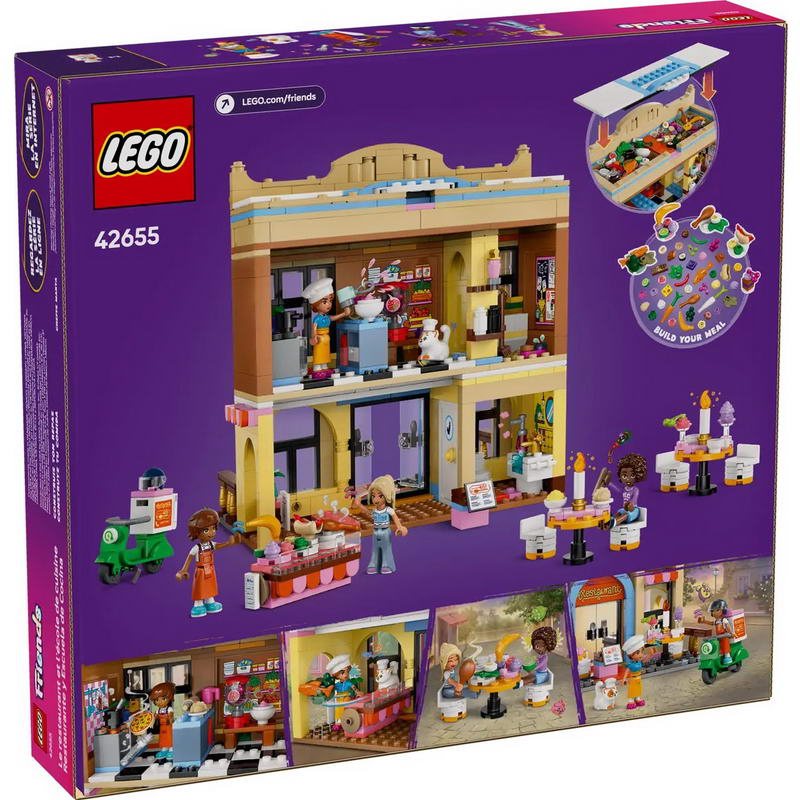 Конструктор Lego Friends Ресторан і кулінарна школа (42655)