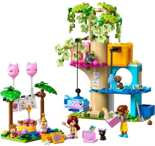 Конструктор LEGO Friends День рождения кота и дом на дереве (42666) - фото 1