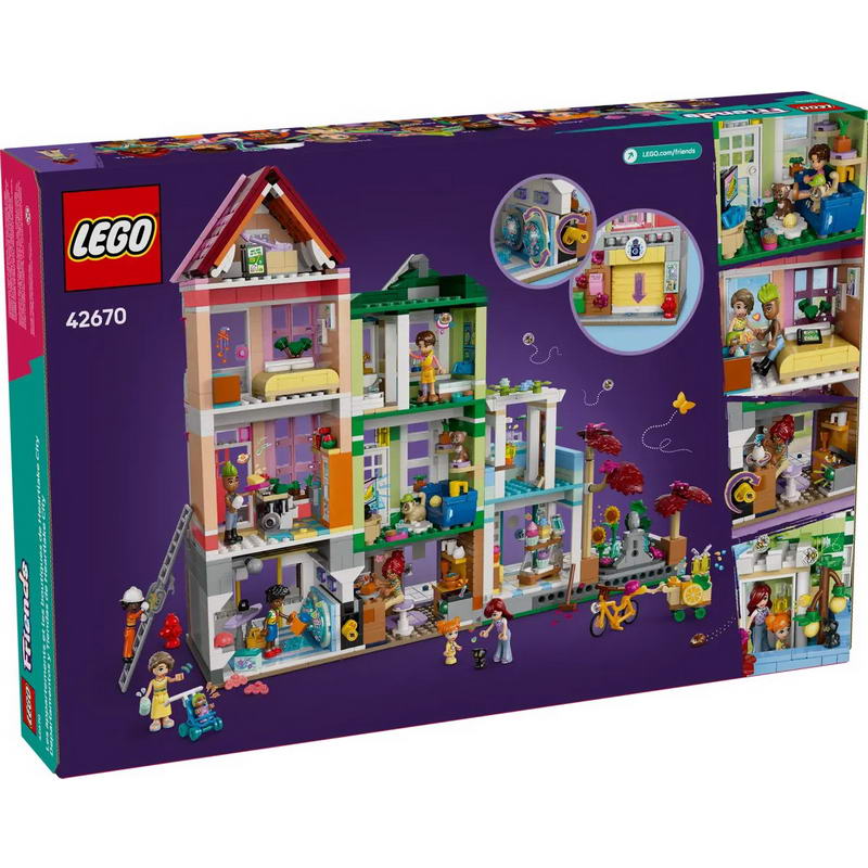 Конструктор Lego Friends Хартлейк-Сіті. Квартири і крамниці (42670)