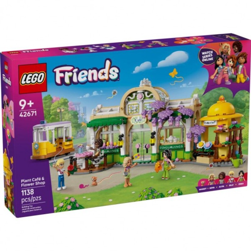 Конструктор Lego Friends Кавʼярня з рослинами і квіткова крамниця (42671)