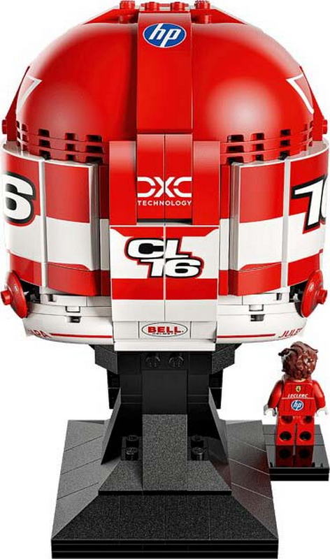 Конструктор LEGO Editions Formula 1 Шолом Шарля Леклера з команди Scuderia Ferrari HP (43014) - фото 6