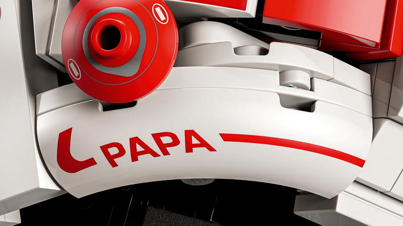 Конструктор LEGO Editions Formula 1 Шолом Шарля Леклера з команди Scuderia Ferrari HP (43014) - фото 8