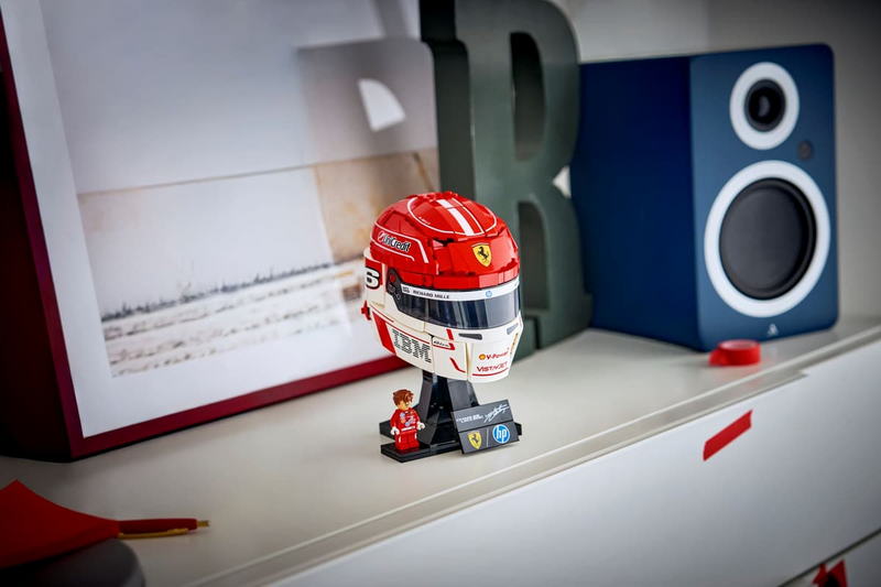 Конструктор LEGO Editions Formula 1 Шолом Шарля Леклера з команди Scuderia Ferrari HP (43014) - фото 12