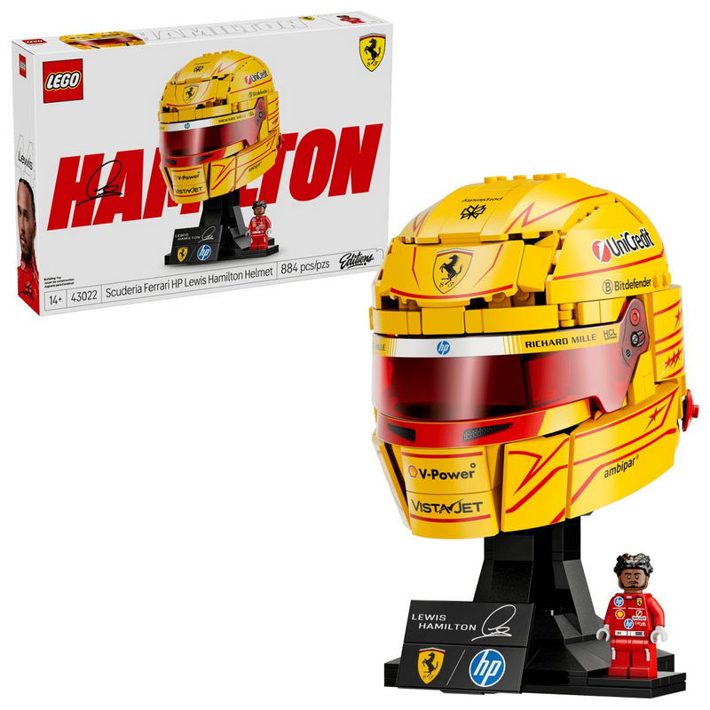 Конструктор LEGO Editions Formula 1 Шлем Льюиса Гамильтона из команды Scuderia Ferrari HP (43022) - фото 1 Конструктор LEGO Editions Formula 1 Шлем Льюиса Гамильтона из команды Scuderia Ferrari HP (43022) - фото 1